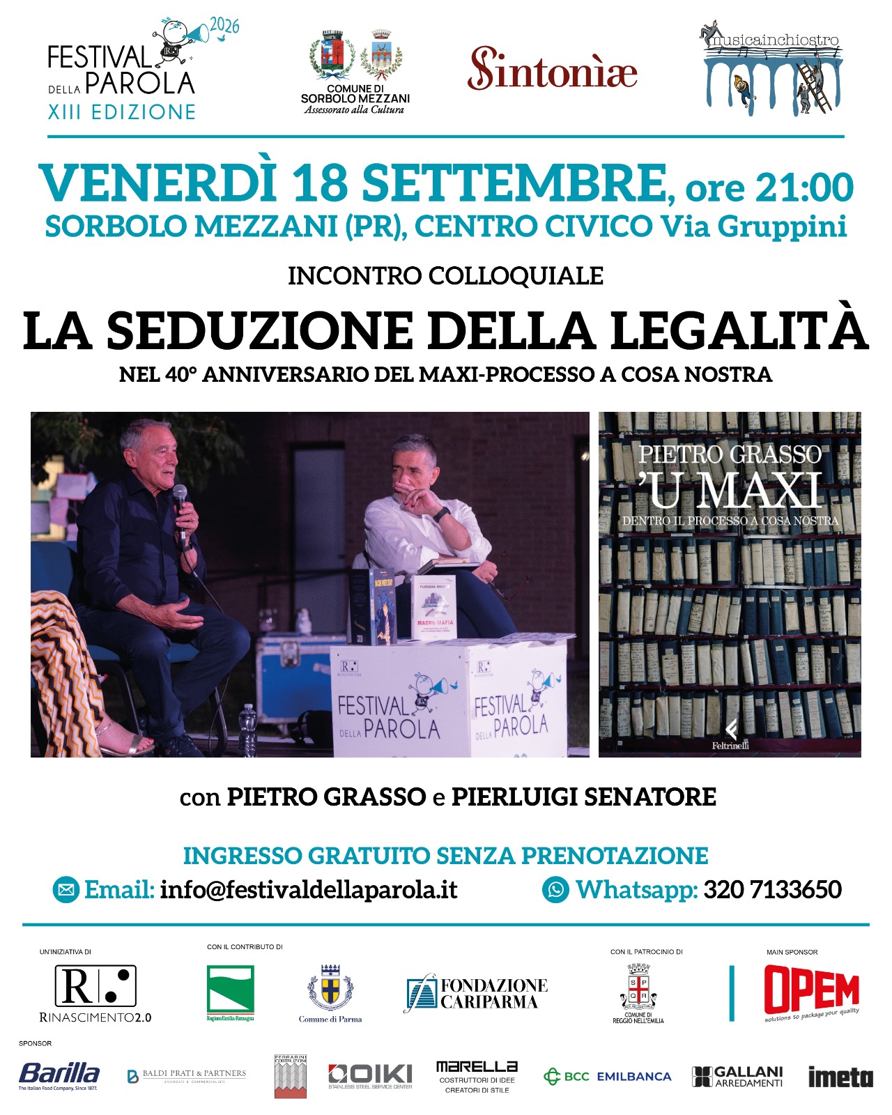 Al momento stai visualizzando Musica In-Chiostro, prosegue la rassegna itinerante che conclude il Festival della Parola