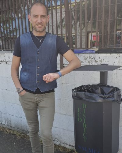Salmec realizza e brandizza i nuovi cestini Eco District Parma